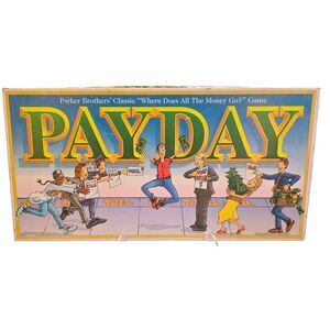 Vintage 1994 Payday Board Game Parker Brothers Classic Retro Family Game 100% Cp